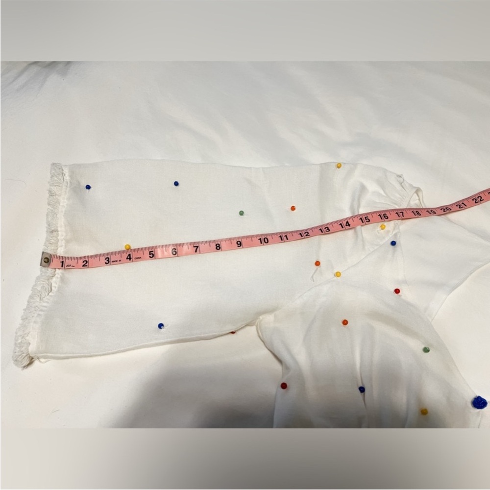 FARM Rio White Dress with Colorful Dots - Picture 6 of 6